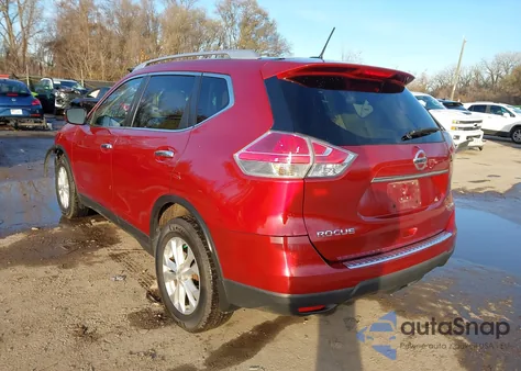 2016 Nissan Rogue Sv from USA, damaged, VIN KNMAT2MV2GP595142